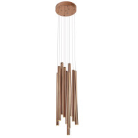 MAXLIGHT P0205D LAMPA WISZĄCA ORGANIC 10x1 MIEDŹ MAŁA ŚCIEMNIALNA
