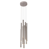 MAXLIGHT P0206D LAMPA WISZĄCA ORGANIC 10x CHROM MAŁA ŚCIEMNIALNA