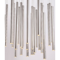 MAXLIGHT P0175D LAMPA WISZĄCA ORGANIC 33x1 CHROM ŚCIEMNIALNA