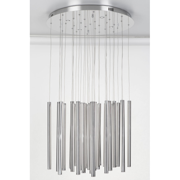 MAXLIGHT P0175D LAMPA WISZĄCA ORGANIC 33x1 CHROM ŚCIEMNIALNA MAXLIGHT P0175D LAMPA WISZĄCA ORGANIC 33x1 CHROM ŚCIEMNIALNA