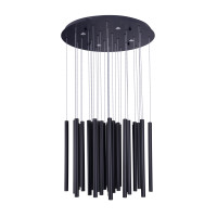 MAXLIGHT P0419D LAMPA WISZĄCA ORGANIC 33x1 CZARNA