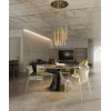MAXLIGHT P0476D LAMPA WISZĄCA ORGANIC 33x1  ZŁOTO SZCZOTKOWANE