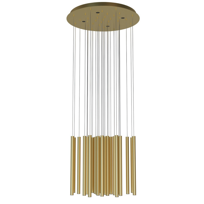 MAXLIGHT P0476D LAMPA WISZĄCA ORGANIC 33x1  ZŁOTO SZCZOTKOWANE