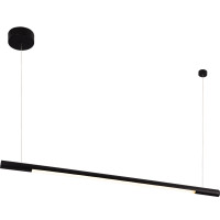MAXLIGHT P0354D LAMPA WISZĄCA ORGANIC HORIZON 100CM CZARNA ŚCIEMNIALNA