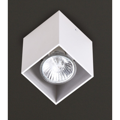 MAXLIGHT C0082 LAMPA SUFITOWA PET SQUARE BIAŁA, GU10