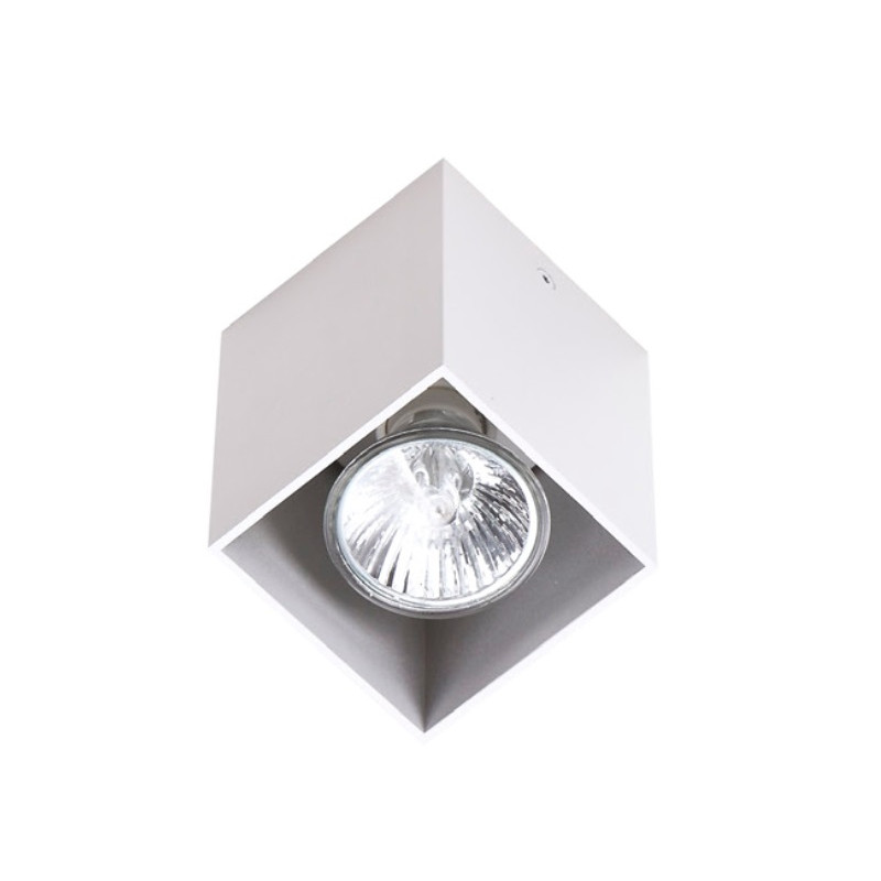 MAXLIGHT C0082 LAMPA SUFITOWA PET SQUARE BIAŁA, GU10