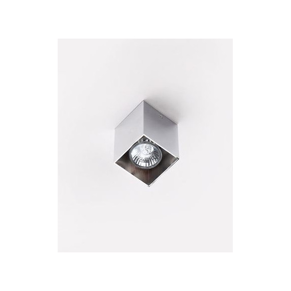MAXLIGHT C0084 LAMPA SUFITOWA PET SQUARE CHROM, GU10