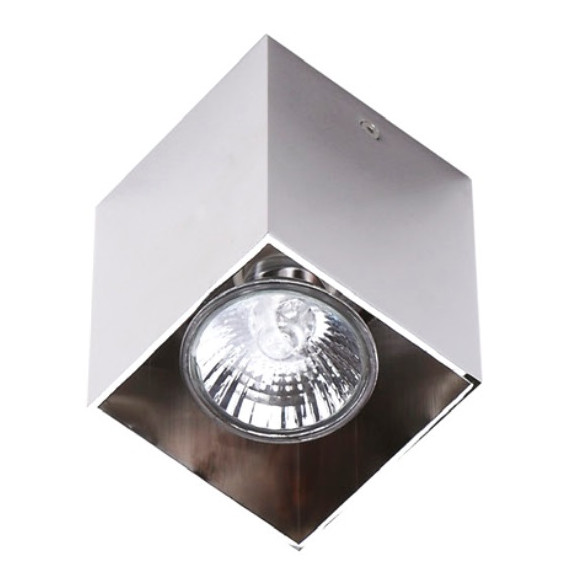 MAXLIGHT C0084 LAMPA SUFITOWA PET SQUARE CHROM, GU10