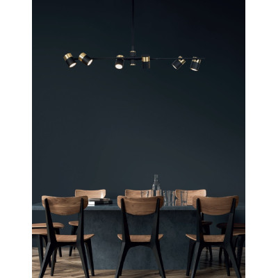 MAXLIGHT P0409 LAMPA WISZĄCA PUMA 6 GU10