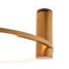 MAXLIGHT C0239 PLAFON QUEEN 60CM  BRUSHED GOLD 15W 3000K  