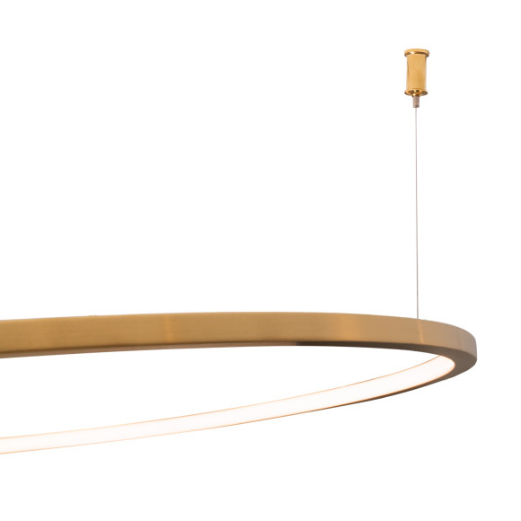 MAXLIGHT C0240 PLAFON QUEEN 80CM  BRUSHED GOLD 20W 3000K