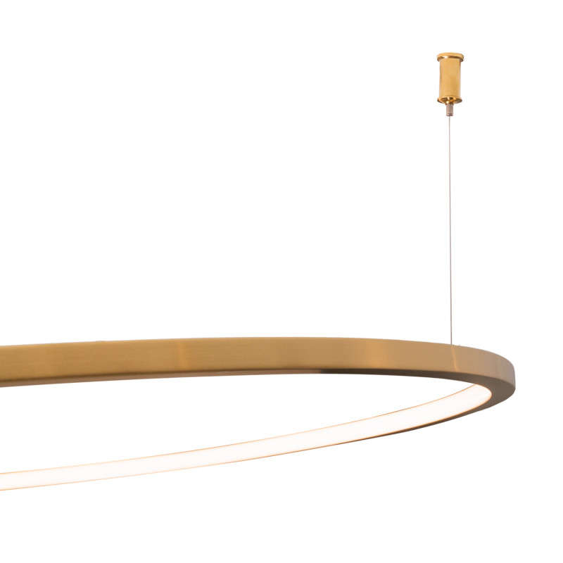 MAXLIGHT C0240 PLAFON QUEEN 80CM  BRUSHED GOLD 20W 3000K