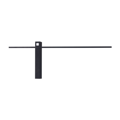 MAXLIGHT W0281 KINKIET SABRE 61 cm CZARNY IP23, ściemnialny z włącznikiem dotykowym