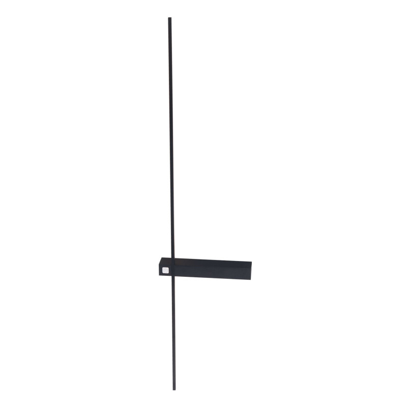 MAXLIGHT W0283 KINKIET SABRE 91 cm CZARNY IP23, ściemnialny z włącznikiem dotykowym