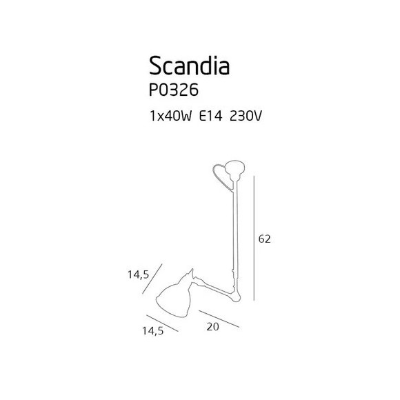 MAXLIGHT P0326 LAMPA WISZĄCA SCANDIA MAXLIGHT P0326 LAMPA WISZĄCA SCANDIA