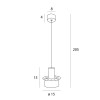 MAXLIGHT P0530 LAMPA WISZĄCA SIGNATURE A TRANSPARENT GLASS MAXLIGHT P0530 LAMPA WISZĄCA SIGNATURE A TRANSPARENT GLASS