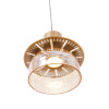 MAXLIGHT P0601 LAMPA WISZĄCA SIGNATURE A AMBER GLASS