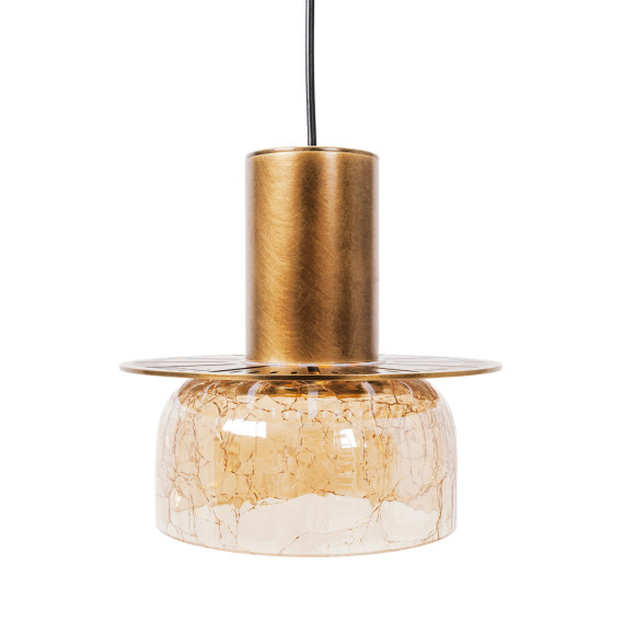 MAXLIGHT P0601 LAMPA WISZĄCA SIGNATURE A AMBER GLASS