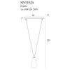 MAXLIGHT P0400 LAMPA WISZĄCA SISTEMA I
