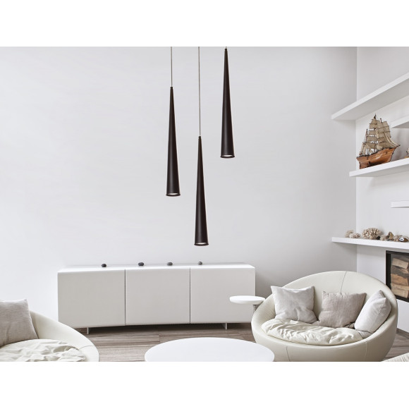 MAXLIGHT P0002 LAMPA WISZĄCA SLIM CZARNA 60