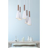 MAXLIGHT P0147  LAMPA WISZĄCA SOFT 5 BIAŁA