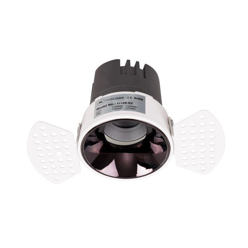 MAXLIGHT H190.02 OPRAWA WPUSTOWA SPILIO, DO SKOMPLETOWANIA Z MODUŁEM HM190 I TRAFO HT190



