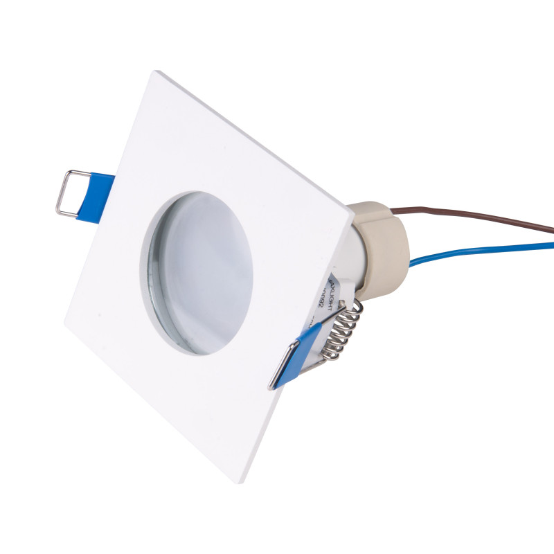 MAXLIGHT H0092 SQUARE OPRAWA WPUSTOWA KWADRATOWA BIAŁA IP44, GU10
