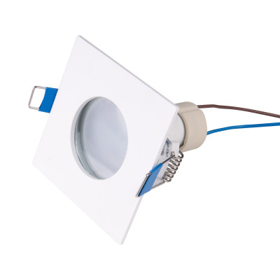 MAXLIGHT H0092 SQUARE OPRAWA WPUSTOWA KWADRATOWA BIAŁA IP44, GU10