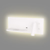 MAXLIGHT W0291L KINKIET SUPERIOR Z GNIAZDEM USB I ŁADOWARKĄ INDUKCYJNĄ BIAŁY