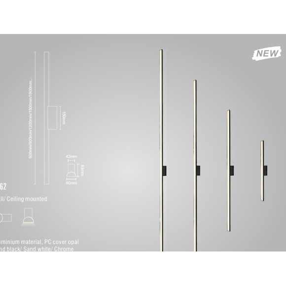 MAXLIGHT C0243 KINKIET TAMPA 120CM 36W IP44 3000K MAXLIGHT C0243 KINKIET TAMPA 120CM 36W IP44 3000K