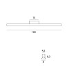 MAXLIGHT C0244 KINKIET TAMPA 180CM 54W IP44 3000K MAXLIGHT C0244 KINKIET TAMPA 180CM 54W IP44 3000K