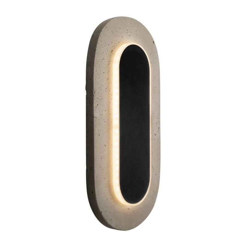 MAXLIGHT W0393 KINKIET TRAVERTINO OVAL 10W