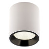 MAXLIGHT C0155 LAMPA SUFITOWA TUB OKRĄGŁY BIAŁY+ PIERŚCIEŃ OZDOBNY BIAŁY RC0155/C0156 WHITE