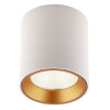 MAXLIGHT C0155 LAMPA SUFITOWA TUB OKRĄGŁY BIAŁY+ PIERŚCIEŃ OZDOBNY BIAŁY RC0155/C0156 WHITE