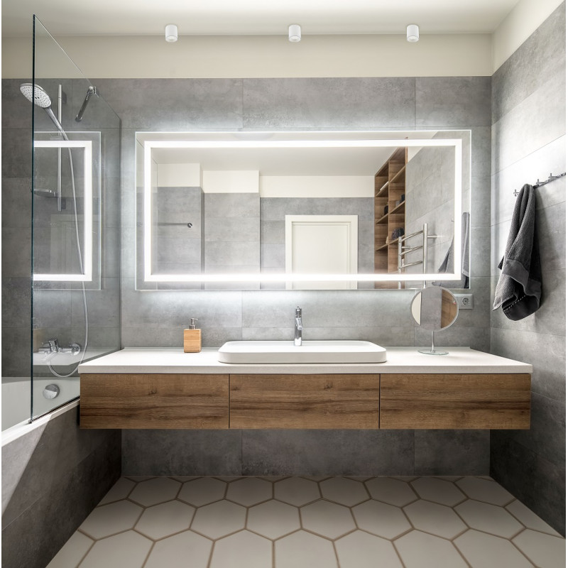 MAXLIGHT C0155 LAMPA SUFITOWA TUB OKRĄGŁY BIAŁY+ PIERŚCIEŃ OZDOBNY BIAŁY RC0155/C0156 WHITE