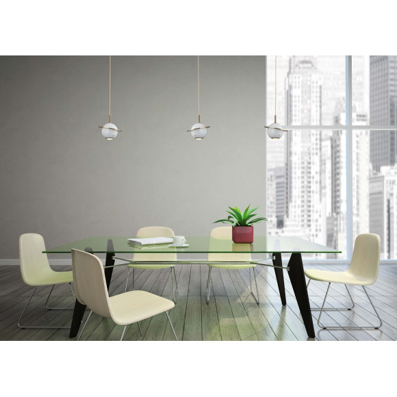 MAXLIGHT P0413 LAMPA WISZĄCA URANOS BIAŁY