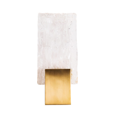 MAXLIGHT W0360 KINKIET VETRO BRUSHED GOLD