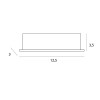 MAXLIGHT H0136 OPRAWA WPUSTOWA X-LINE, DO SKOMPLETOWANIA Z  TRAFO HT0136






