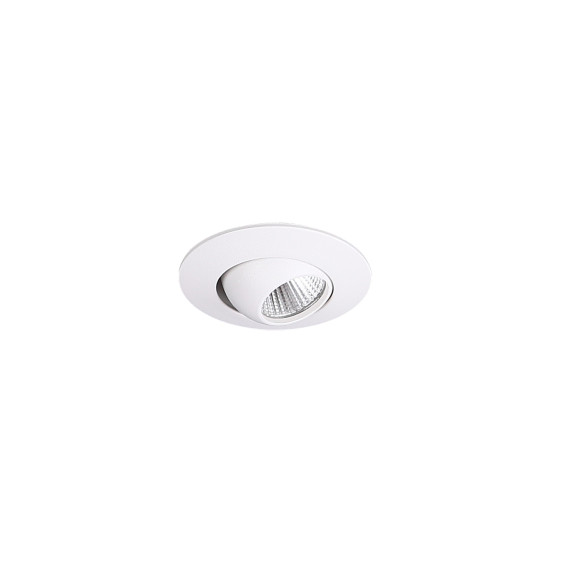 MAXLIGHT H0104 OPRAWA WPUSTOWA MAX YUCA ROUND TILTED WHITE 3W