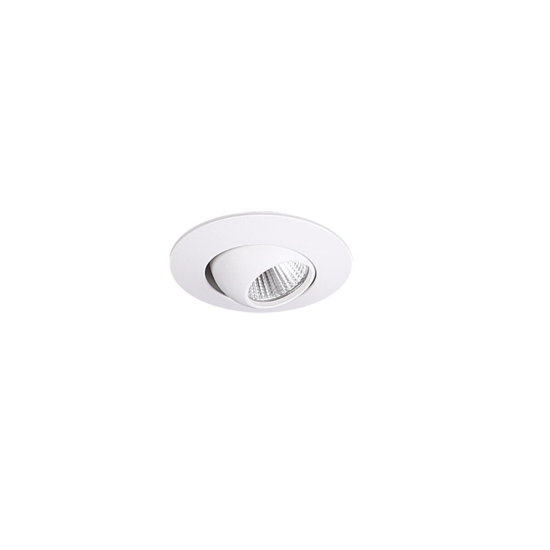 MAXLIGHT H0104 OPRAWA WPUSTOWA MAX YUCA ROUND TILTED WHITE 3W