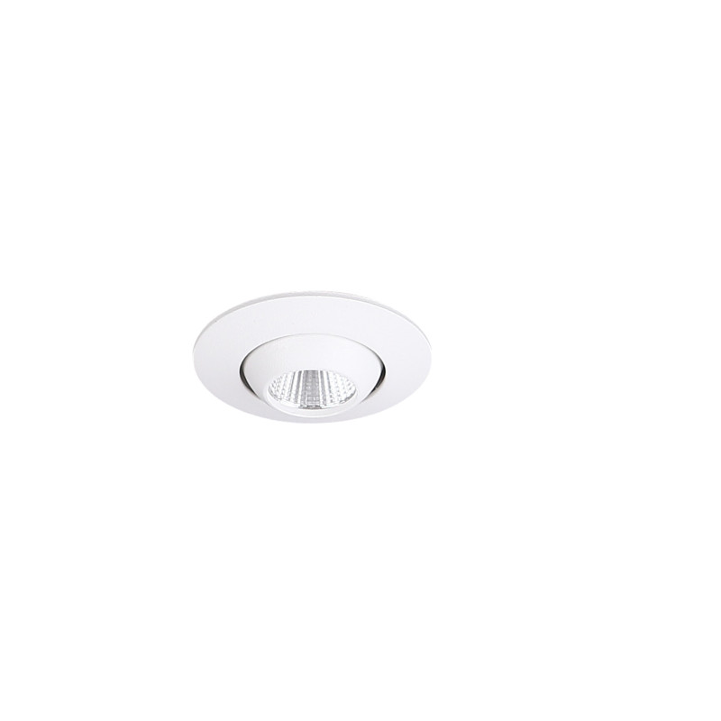 MAXLIGHT H0104 OPRAWA WPUSTOWA MAX YUCA ROUND TILTED WHITE 3W