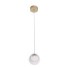 MAXLIGHT P0389 LAMPA WISZĄCA ZOE 1x1,5W ZŁOTA