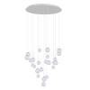 MAXLIGHT P0386 LAMPA WISZĄCA ZOE 24x1,5W CHROMOWA