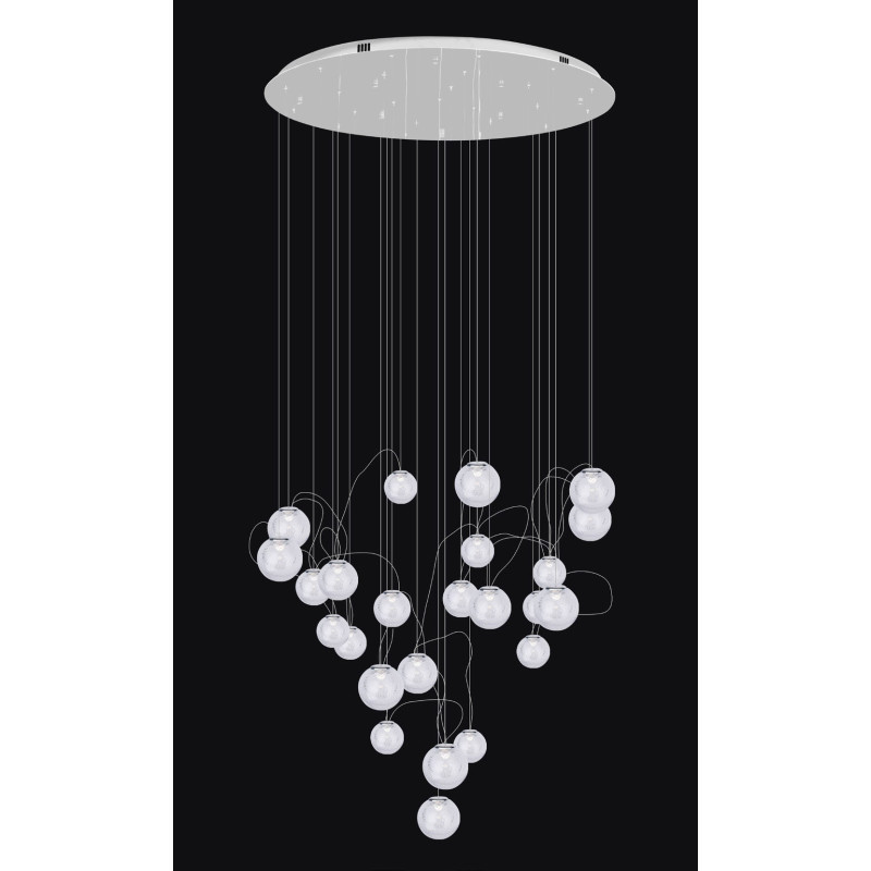 MAXLIGHT P0386 LAMPA WISZĄCA ZOE 24x1,5W CHROMOWA