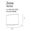 MAXLIGHT W0200 KINKIET ZONE IP44