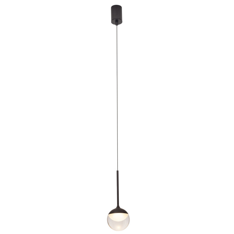 MAXLIGHT P0416 LAMPA WISZĄCA ZOOM CZARNA, 6W LED
