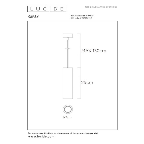 lampa wisząca GIPSY 35400/25/31 Lucide | Sklep z lampami lampa wisząca GIPSY 35400/25/31 Lucide | Sklep z lampami