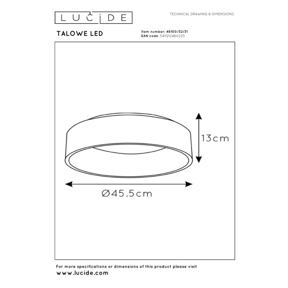 lampa sufitowa TALOWE 46100/32/31 Lucide | Sklep z lampami lampa sufitowa TALOWE 46100/32/31 Lucide | Sklep z lampami