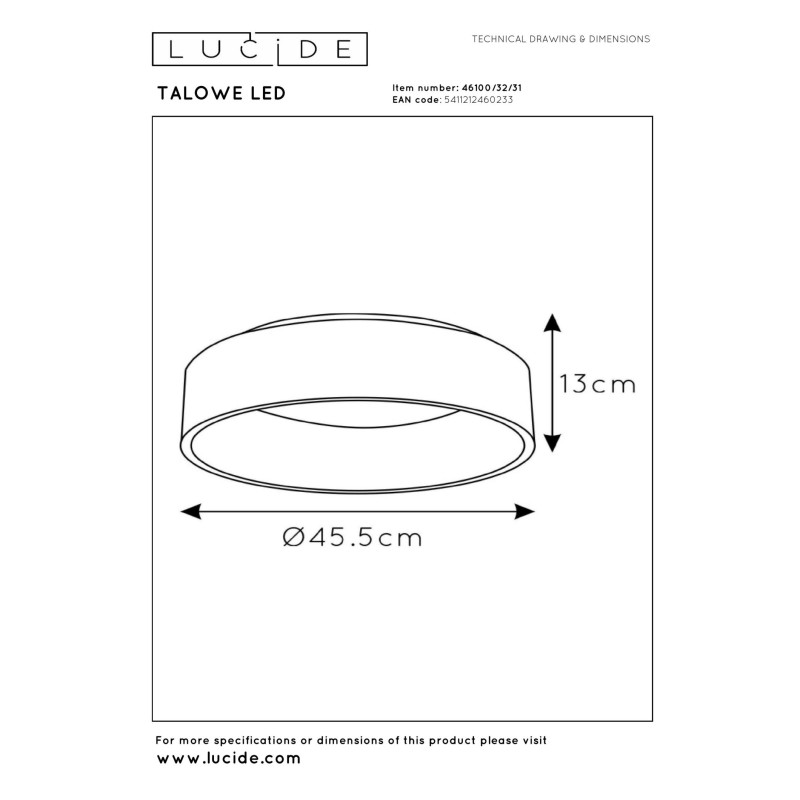 lampa sufitowa TALOWE 46100/32/31 Lucide | Sklep z lampami lampa sufitowa TALOWE 46100/32/31 Lucide | Sklep z lampami