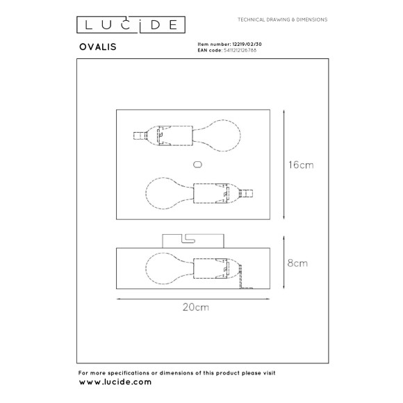 kinkiet nan Lucide | Sklep z lampami kinkiet nan Lucide | Sklep z lampami